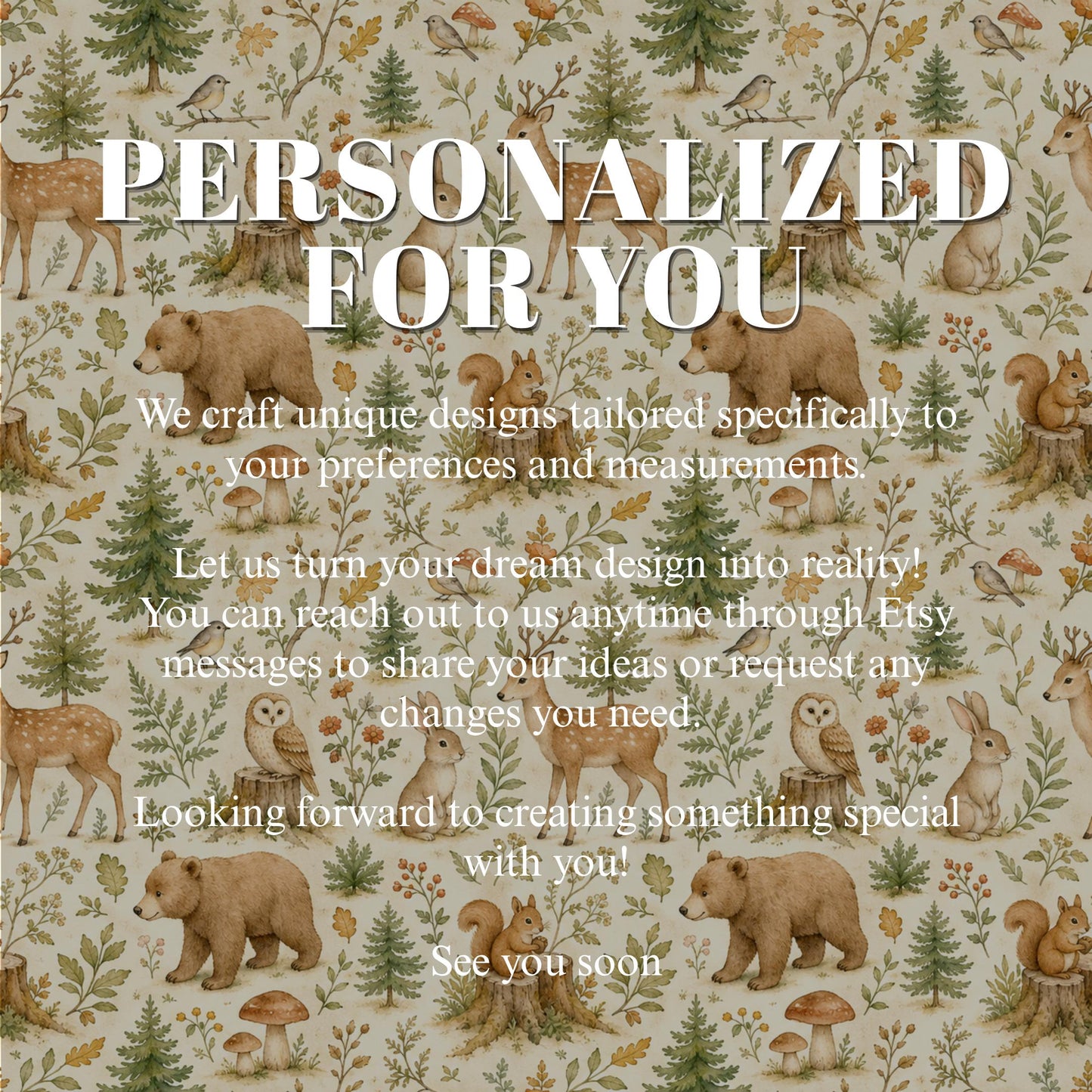 Forest Animal Wallpaper: Woodland Nursery Wall Mural