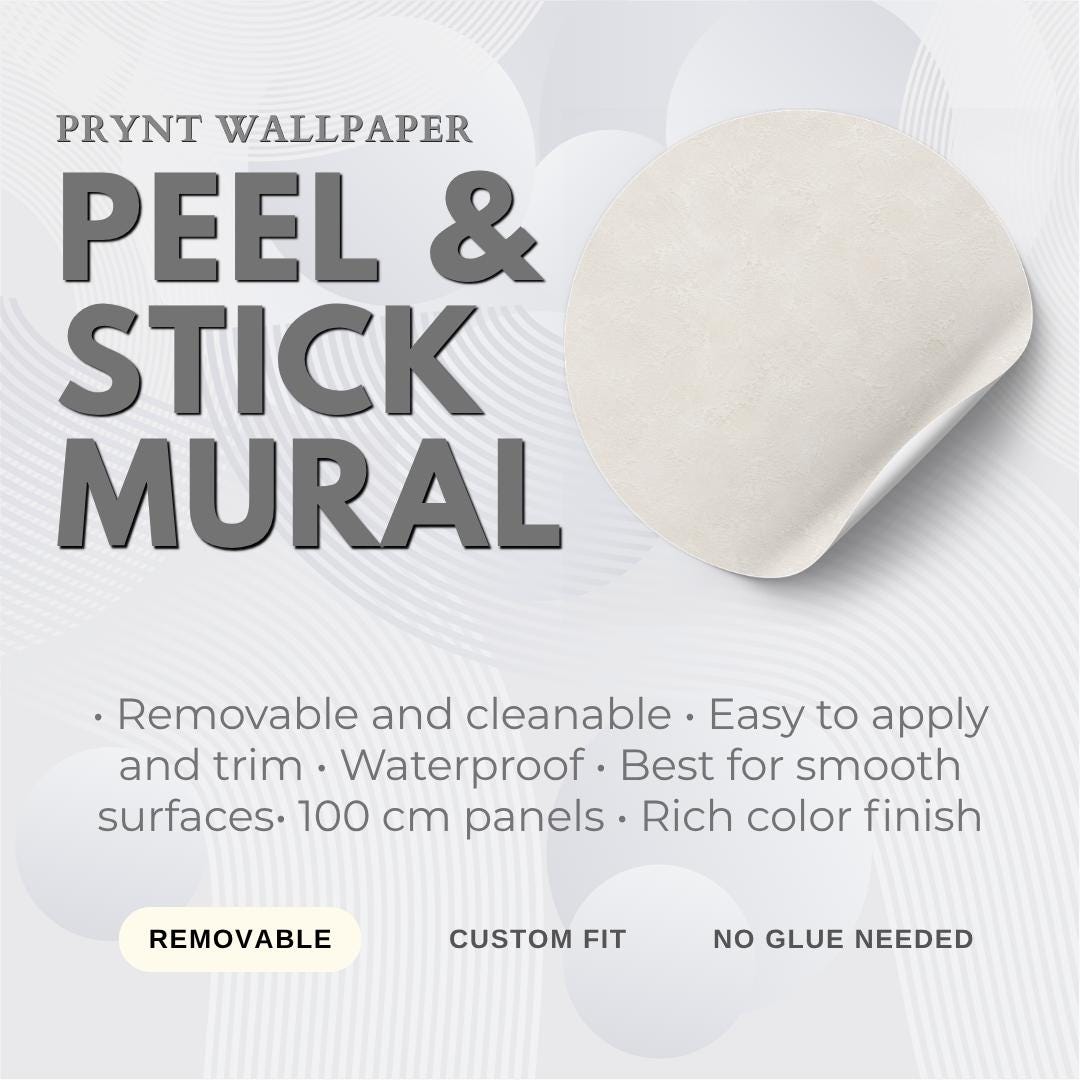 Pearl White Stucco Wallpaper: Soft Neutral Textured Wall Mural