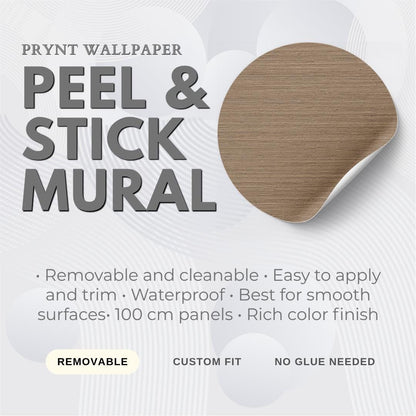 Mocha Grasscloth Wallpaper: Brown Woven Texture Wall Mural