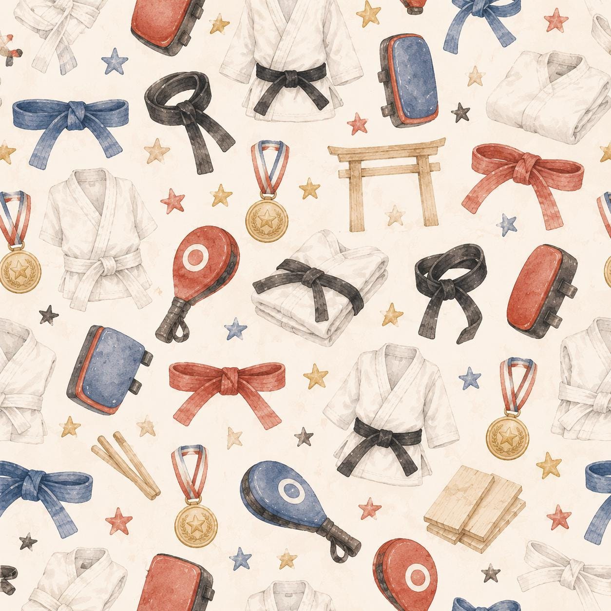 Karate Club Wallpaper: Kids Martial Arts Wall Mural