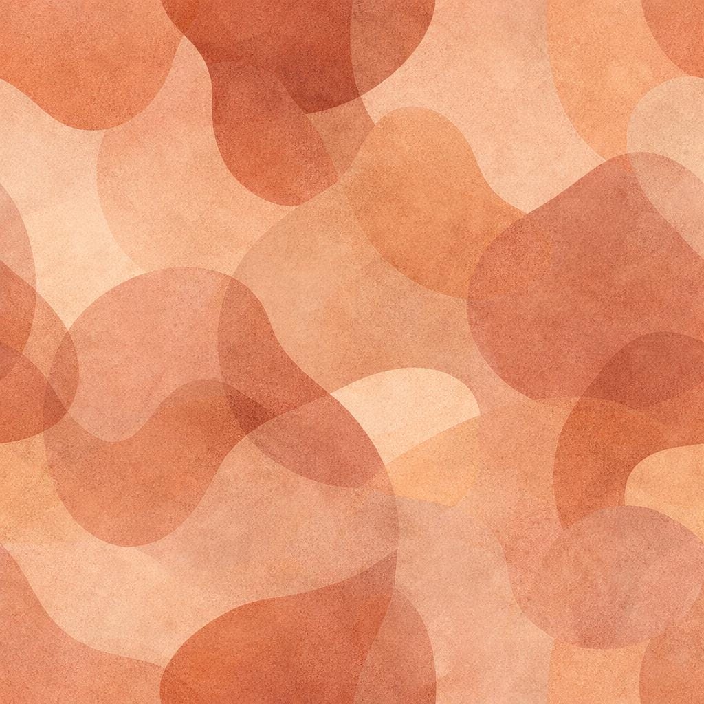 Terracotta Abstract Wallpaper: Warm Boho Wall Mural