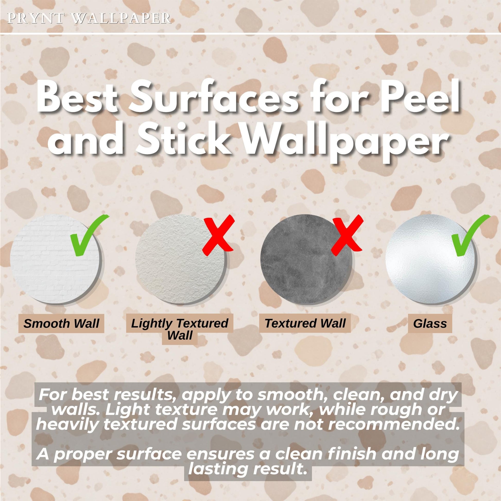 Beige Terrazzo Wallpaper: Neutral Speckled Stone Wall Mural