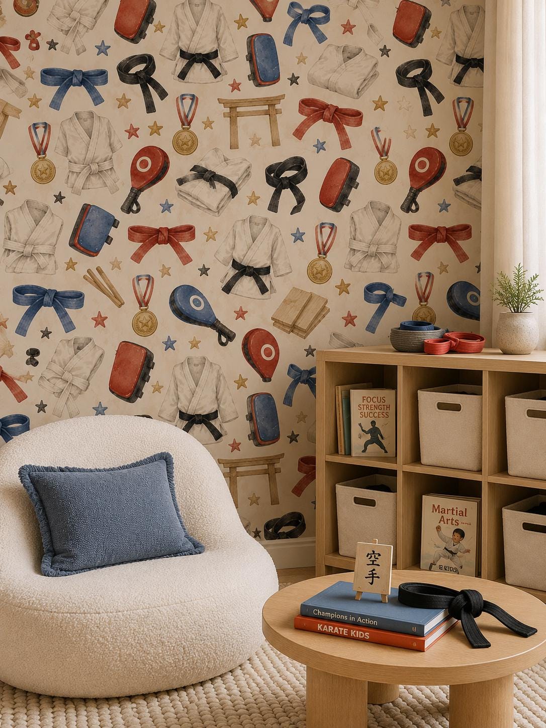 Karate Club Wallpaper: Kids Martial Arts Wall Mural