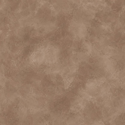 Cocoa Plaster Wallpaper: Warm Brown Textured Wall Mural