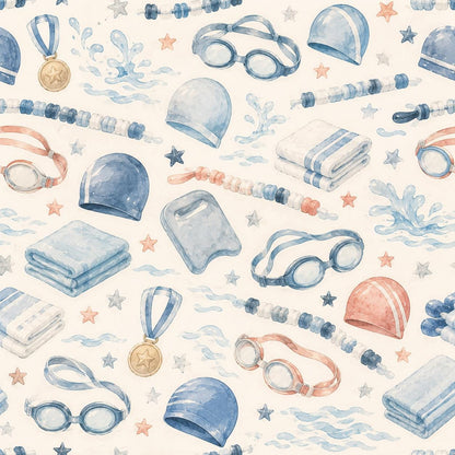 Swimming Club Wallpaper: Kids Sports Wall Mural