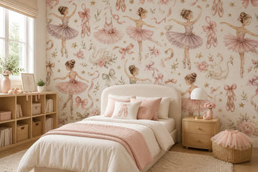 Ballerina Dreams Wallpaper: Girls Dance Wall Mural