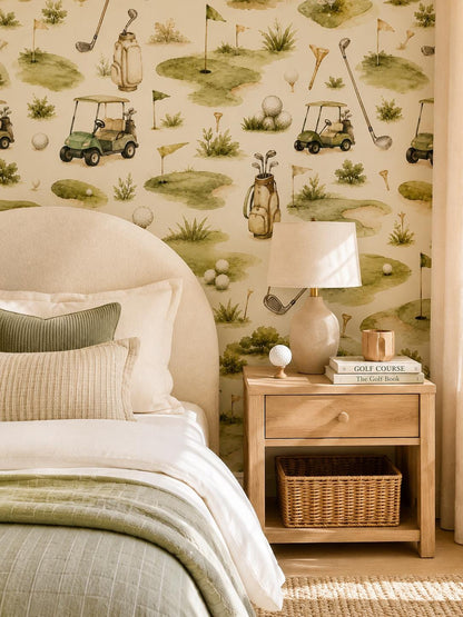 Golf Day Wallpaper: Kids Sports Wall Mural