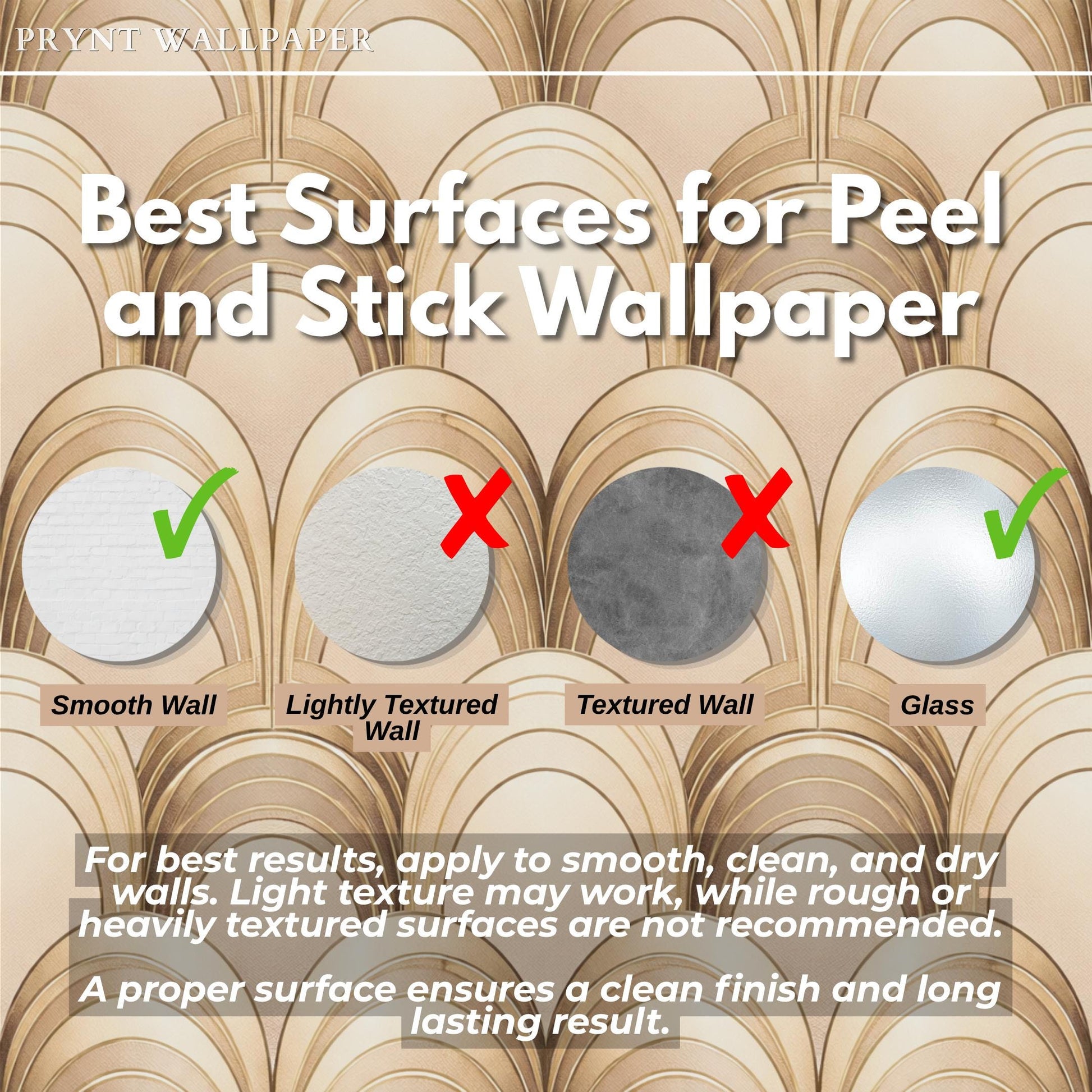 Gold Art Deco Arch Wallpaper: Elegant Luxury Wall Mural