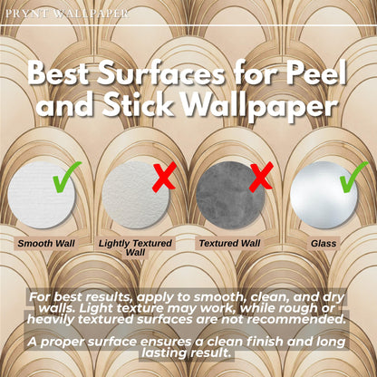 Gold Art Deco Arch Wallpaper: Elegant Luxury Wall Mural