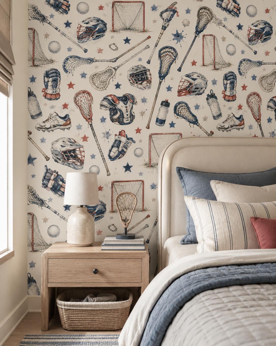 Lacrosse Club Wallpaper: Kids Sports Wall Mural