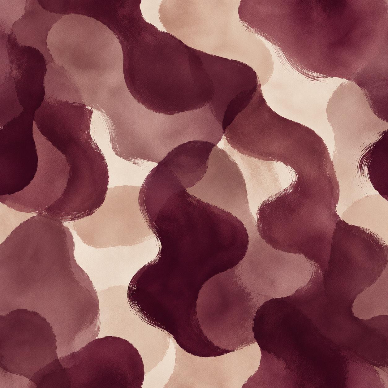 Burgundy Abstract Wallpaper: Deep Wine Wall Mural