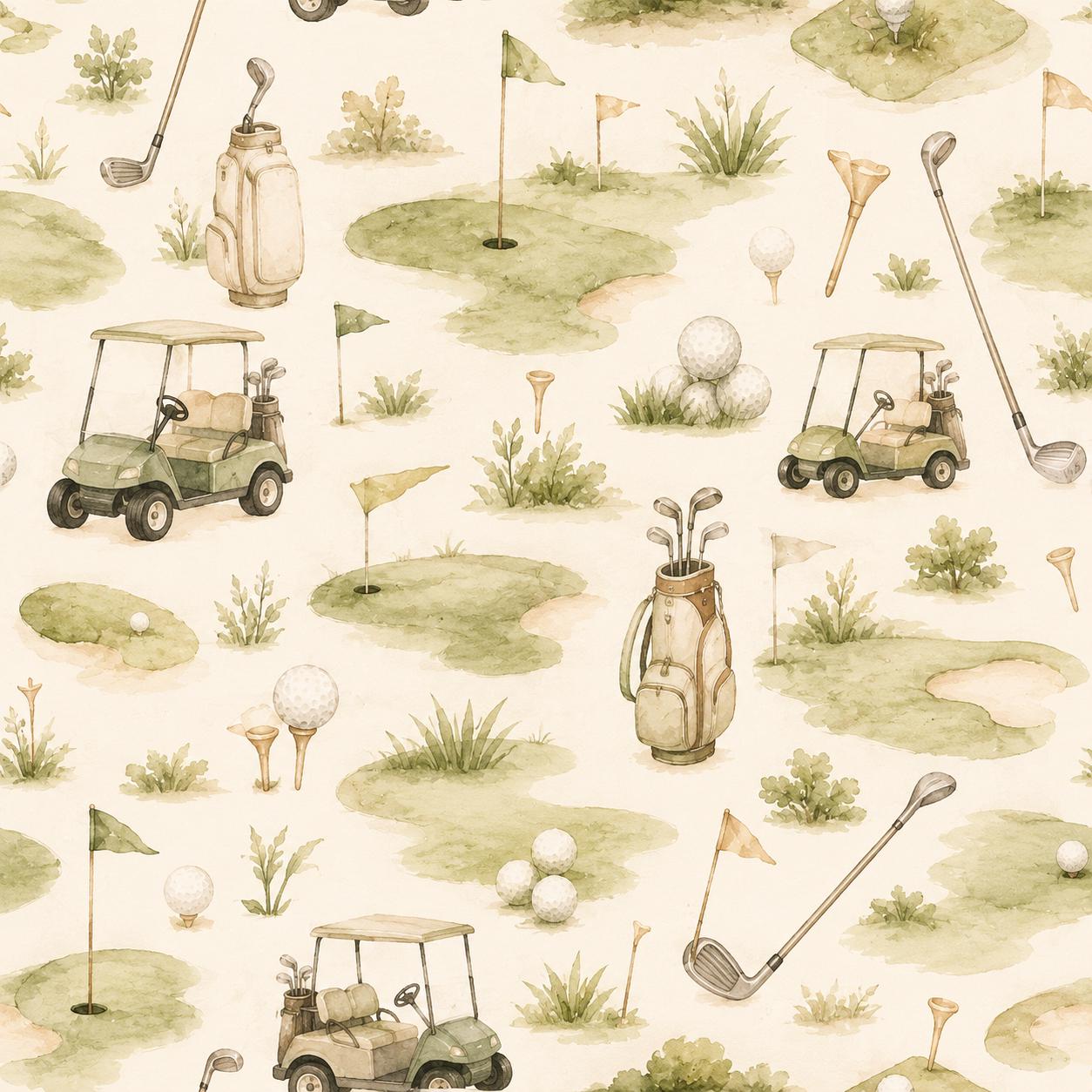 Golf Day Wallpaper: Kids Sports Wall Mural