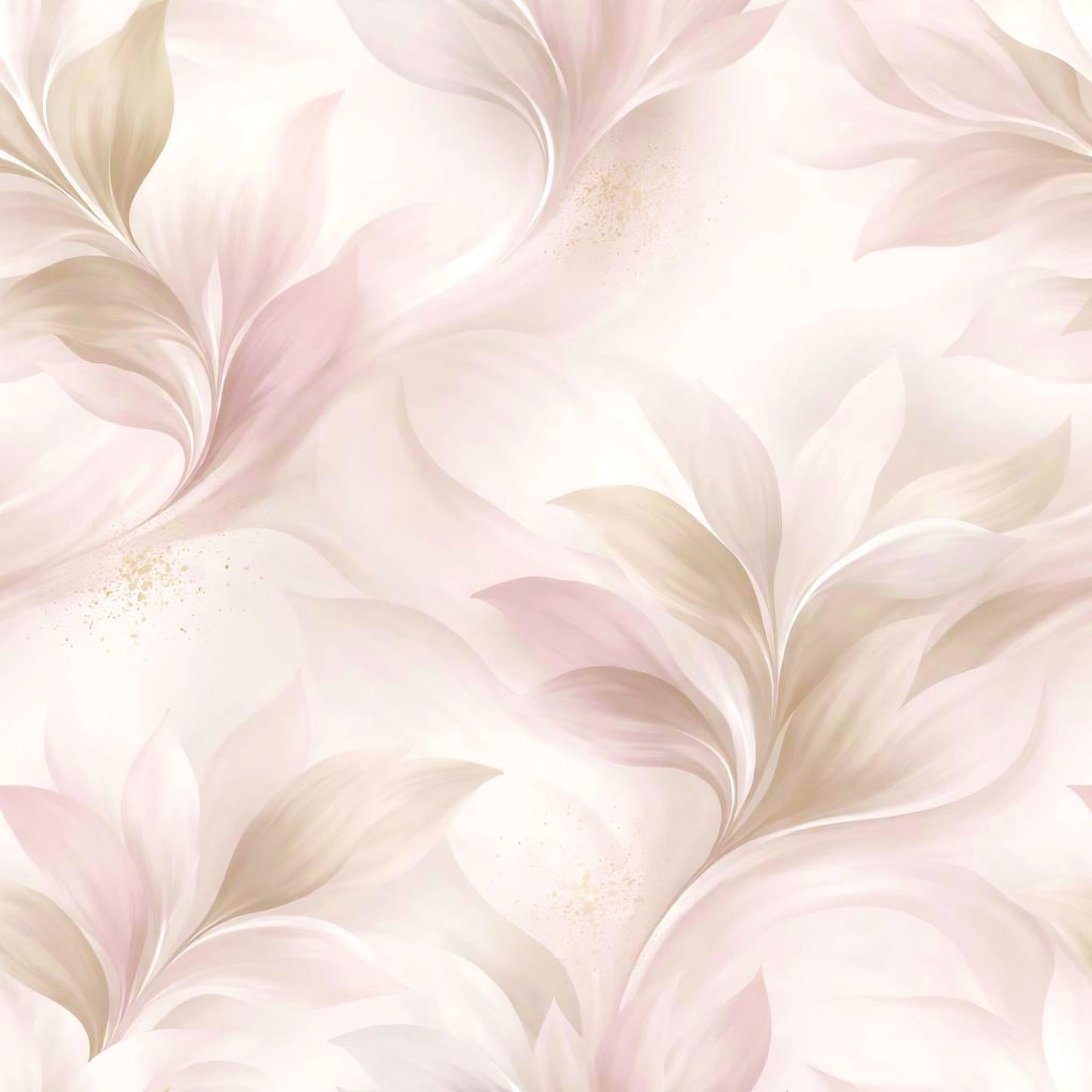 Soft Beige Floral Wallpaper: Elegant Peel and Stick Mural