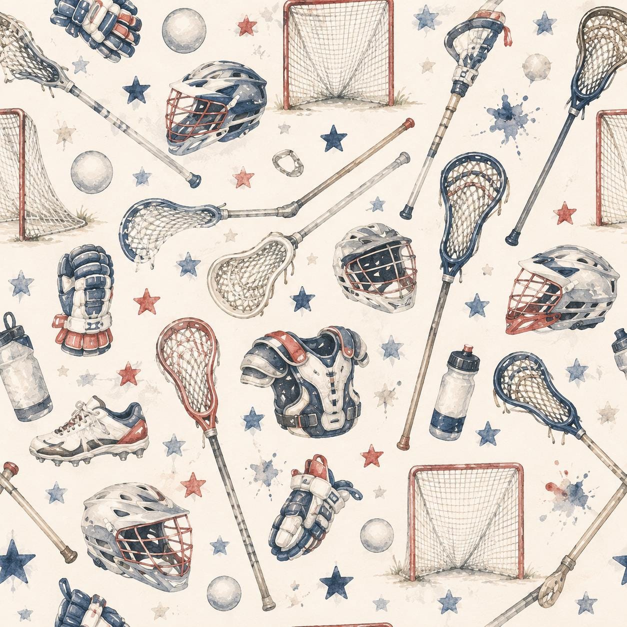 Lacrosse Club Wallpaper: Kids Sports Wall Mural