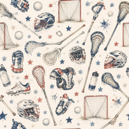 Lacrosse Club Wallpaper: Kids Sports Wall Mural