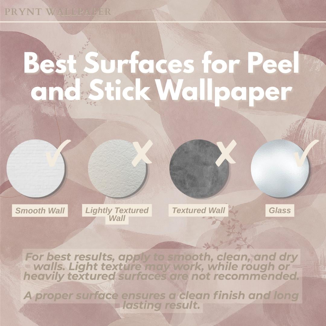 Dusty Mauve Abstract Wallpaper: Soft Blush Wall Mural