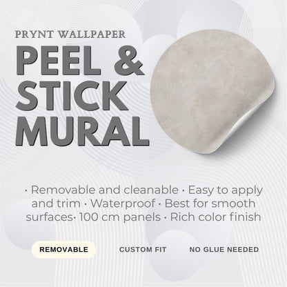 Warm Taupe Stone Wallpaper: Neutral Textured Wall Mural