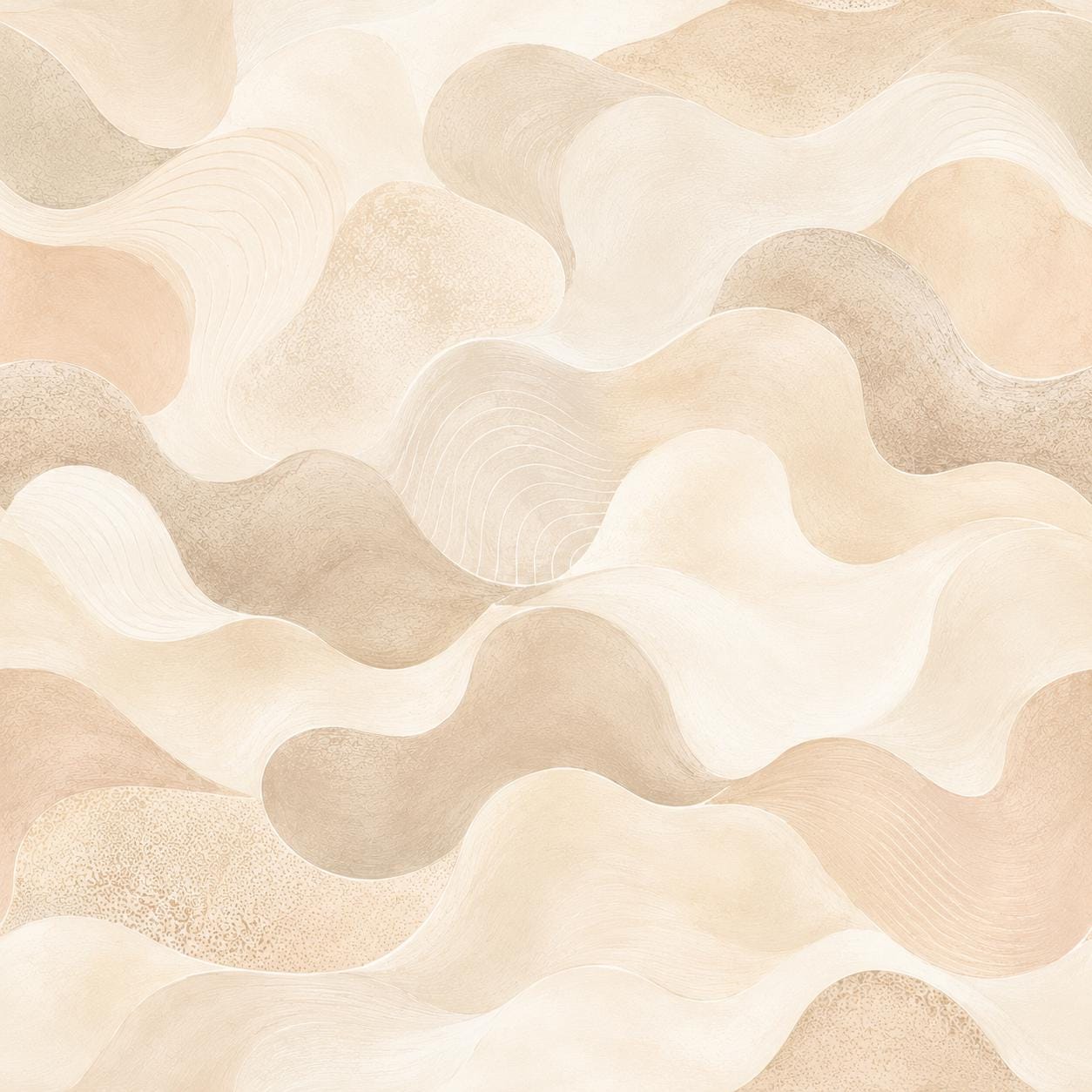 Champagne Abstract Wallpaper: Soft Pearl Wall Mural