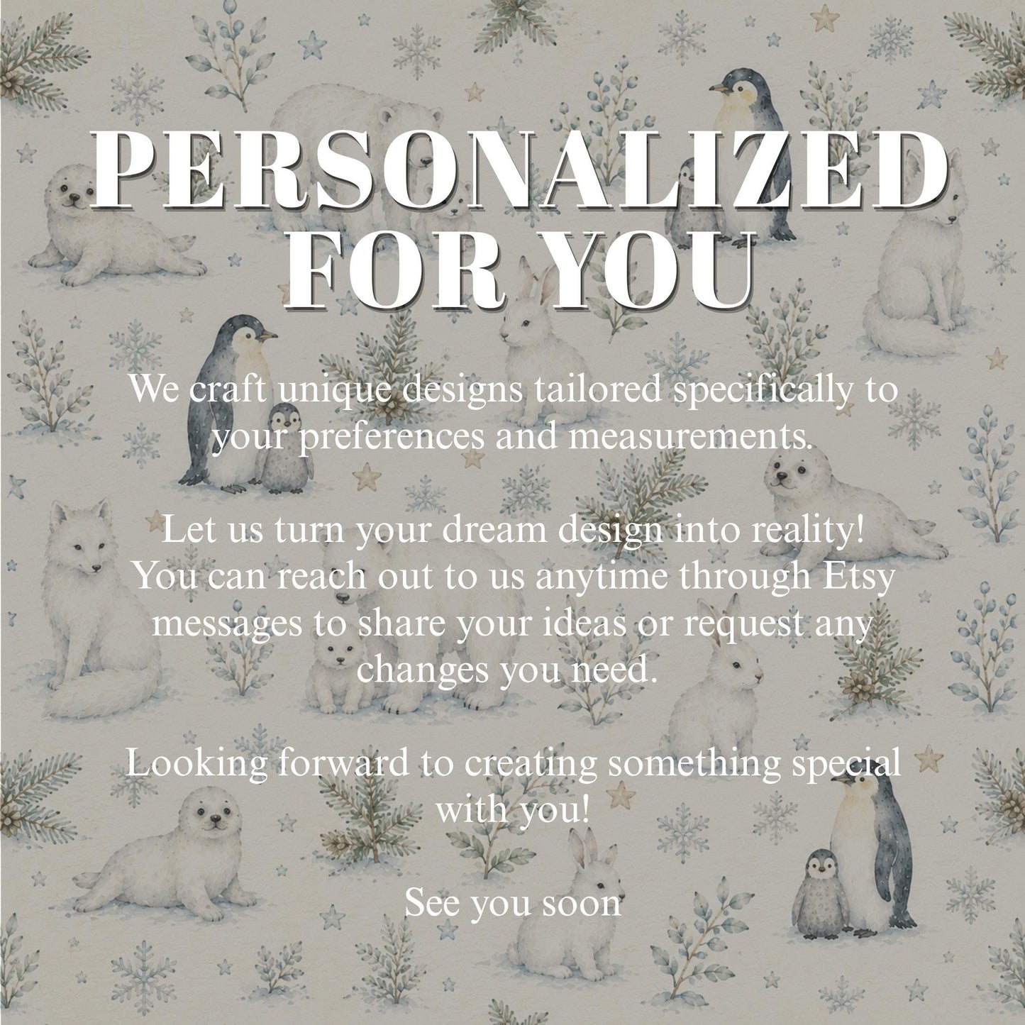 Snow Animal Wallpaper: Arctic Nursery Wall Mural