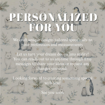 Snow Animal Wallpaper: Arctic Nursery Wall Mural