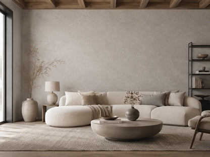 Stone Grey Concrete Wallpaper: Modern Industrial Texture Wall Mural