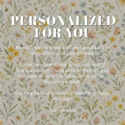 Wildflower Meadow Wallpaper: Soft Floral Nursery Wall Mural