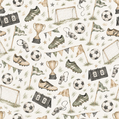 Little Soccer Stars Wallpaper: Kids Sports Wall Mural