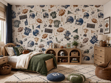 Football Champions Wallpaper: Kids Sports Wall Mural