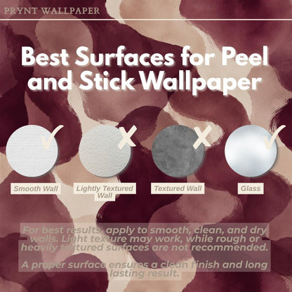 Burgundy Abstract Wallpaper: Deep Wine Wall Mural