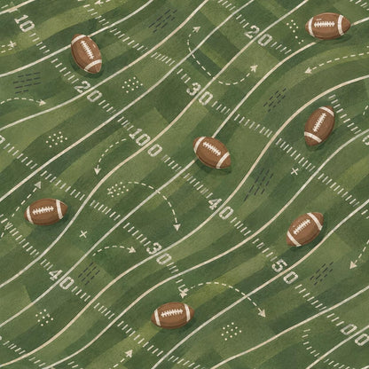 Kids Football Wallpaper: Field Wall Mural for Boys Room