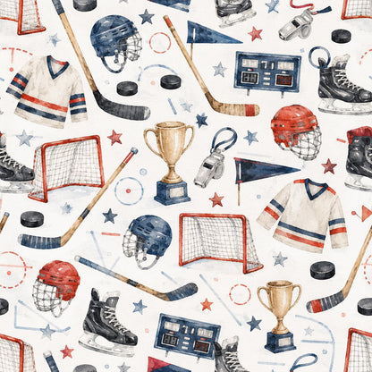 Little Hockey Stars Wallpaper: Kids Sports Wall Mural