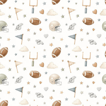Football Wallpaper: Touchdown Sports Nursery Wall Mural