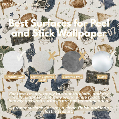 Football Champions Wallpaper: Kids Sports Wall Mural