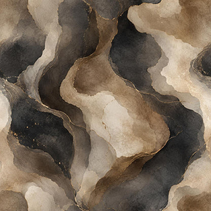 Charcoal Taupe Abstract Wallpaper: Modern Luxury Wall Mural
