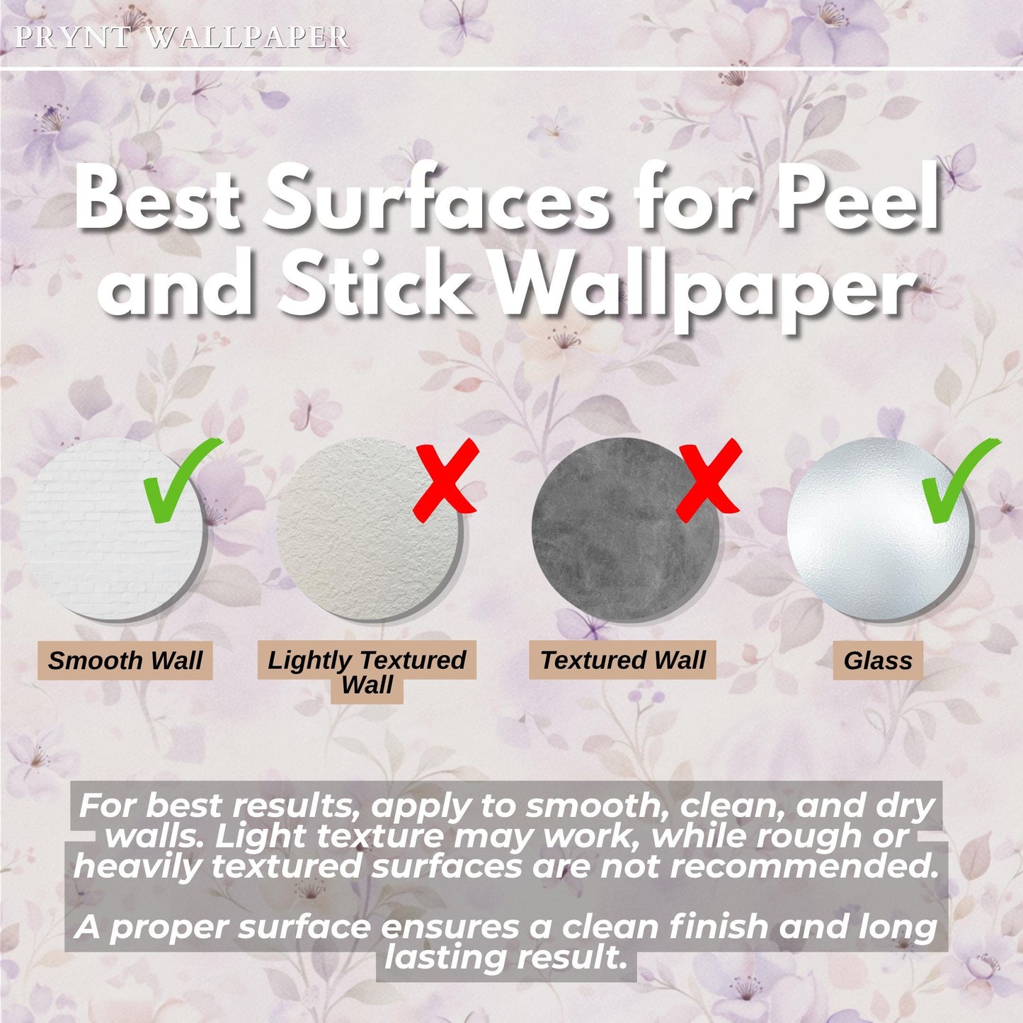 Blush Violet Floral Wallpaper: Soft Fairy Nursery Wall Mural