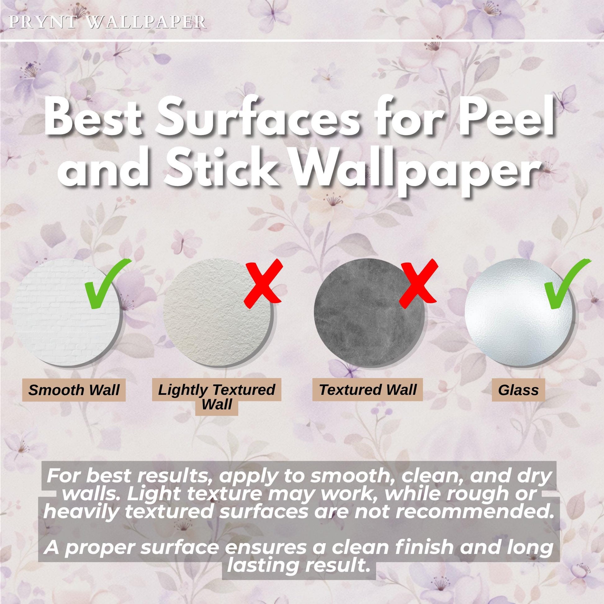 Blush Violet Floral Wallpaper: Soft Fairy Nursery Wall Mural