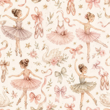 Ballerina Dreams Wallpaper: Girls Dance Wall Mural