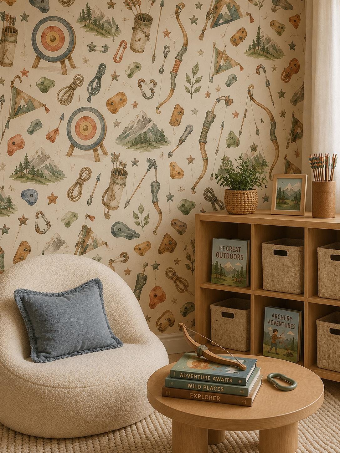 Archery Club Wallpaper: Kids Sports Wall Mural