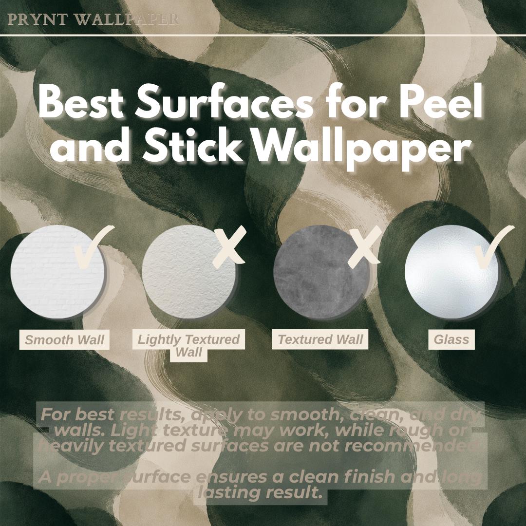 Deep Emerald Abstract Wallpaper: Moody Green Wall Mural