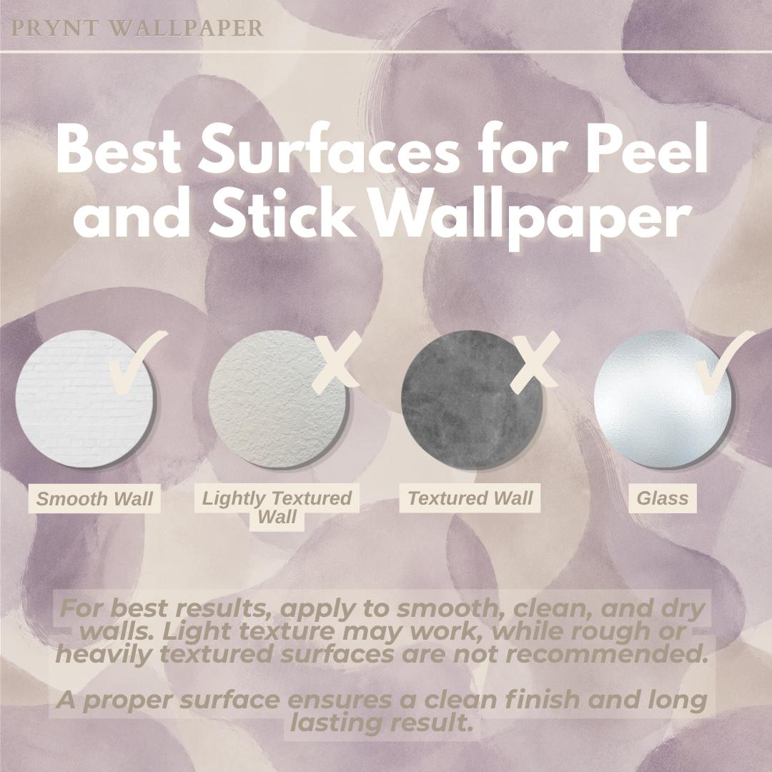 Soft Lavender Abstract Wallpaper: Muted Purple Wall Mural