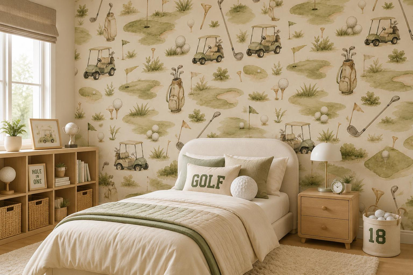 Golf Day Wallpaper: Kids Sports Wall Mural