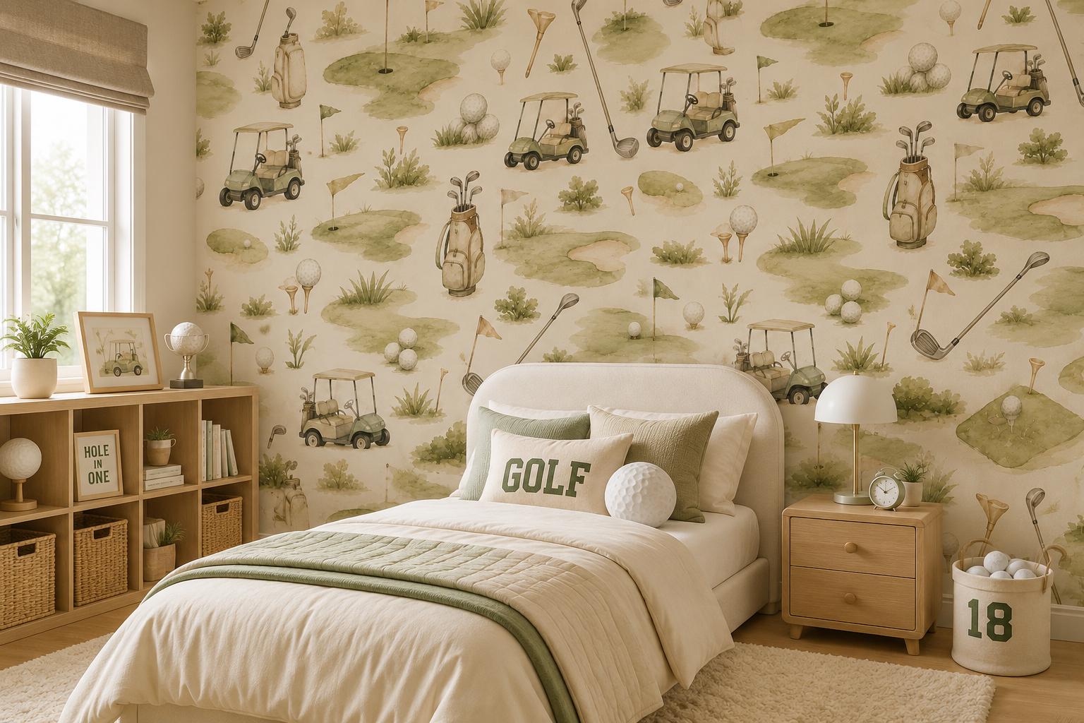 Golf Day Wallpaper: Kids Sports Wall Mural